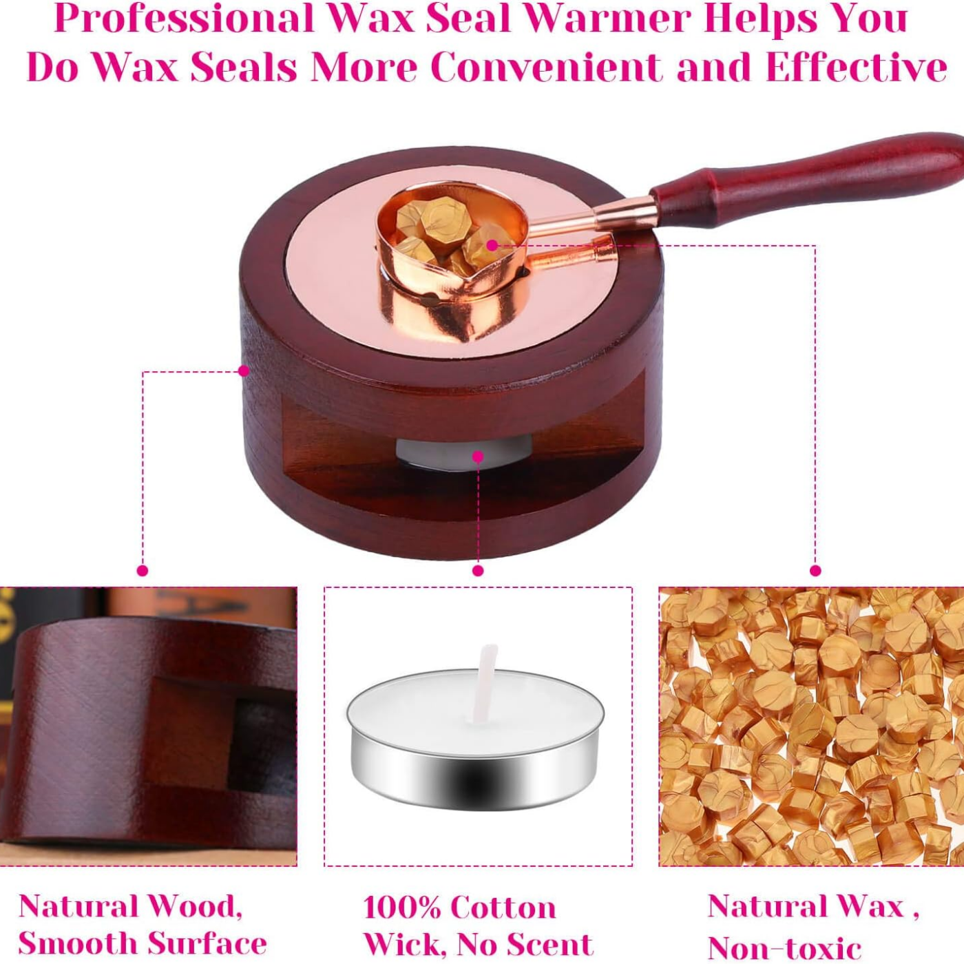 Wax Seal Set Includes 200 Gold - Wax Seal Stamp Set recensione e prezzo