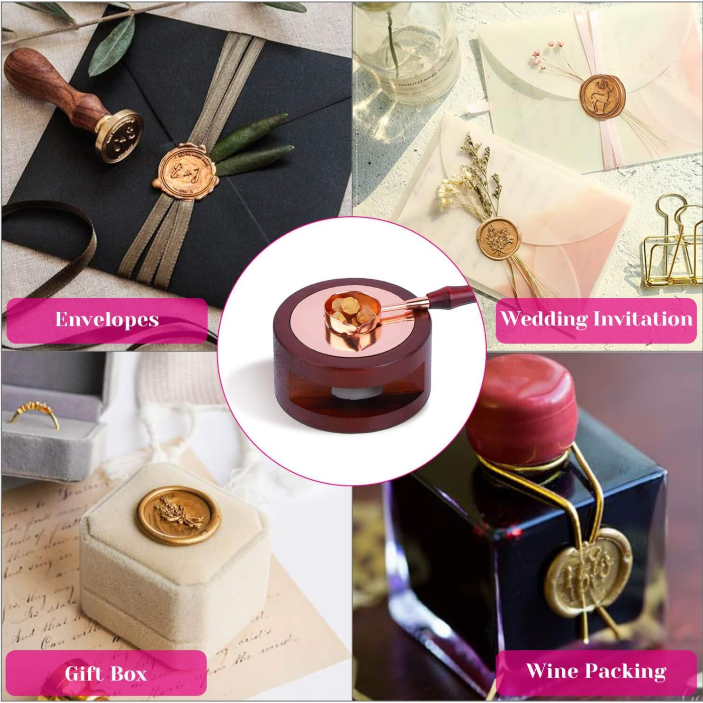 Wax Seal Set Includes 200 Gold - Wax Seal Stamp Set recensione e prezzo