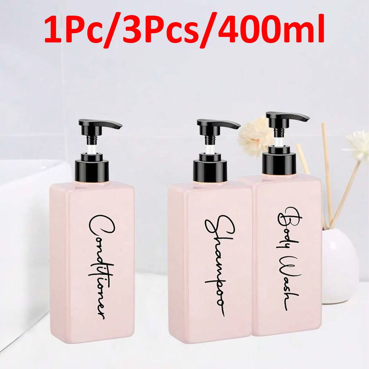 3-Pack 400ml Soap Dispenser wi - Gel Refill Pack recensione e prezzo