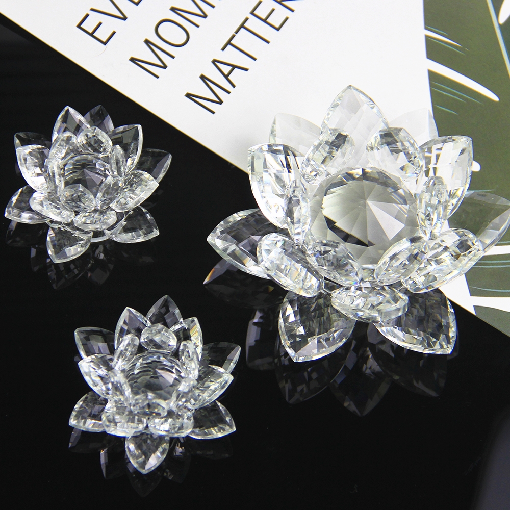 60mm-200mm Crystal Swan Lotus  - Book Weight Glass recensione e prezzo