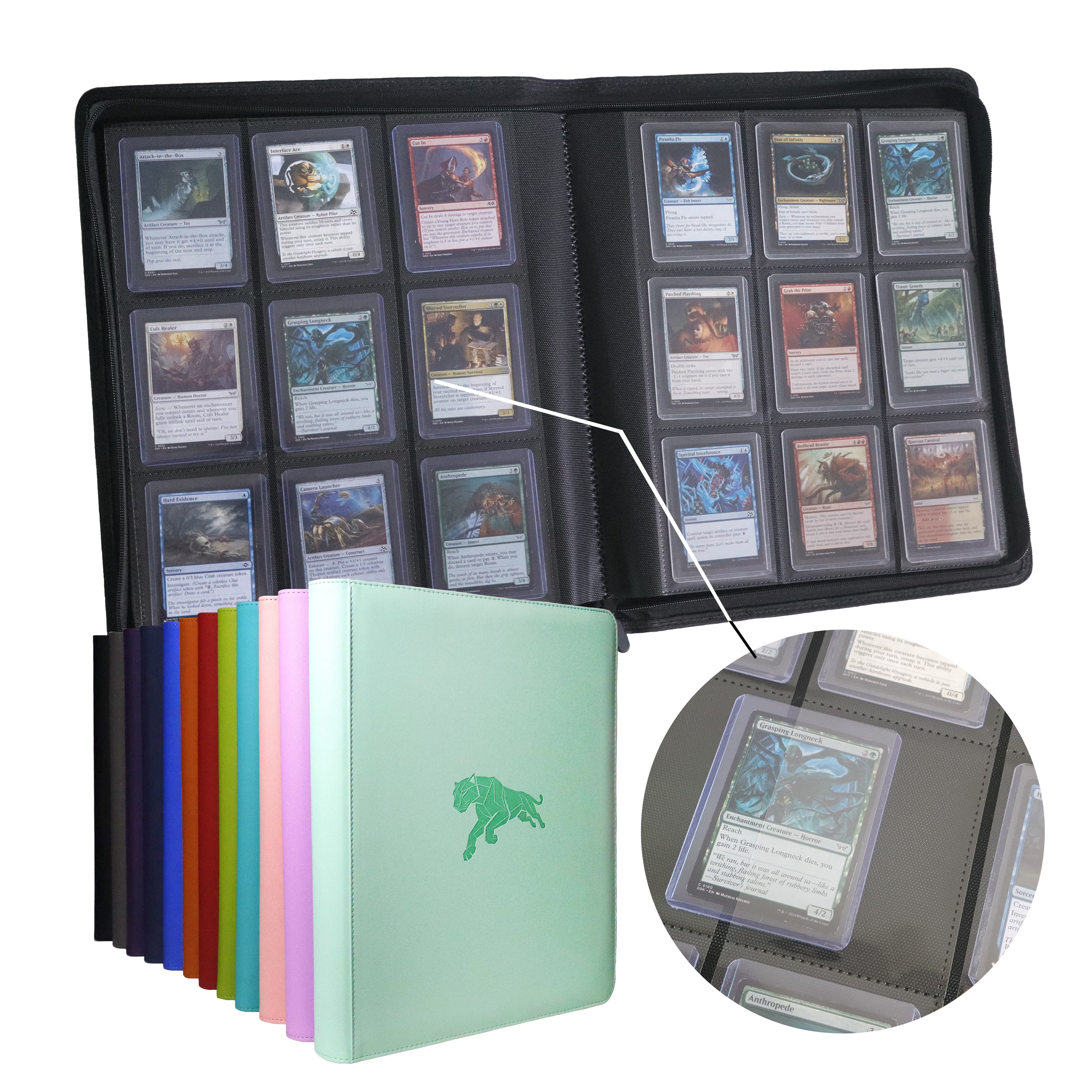 360 Pockets 9-Pocket PU Leathe - Card Index Box recensione e prezzo