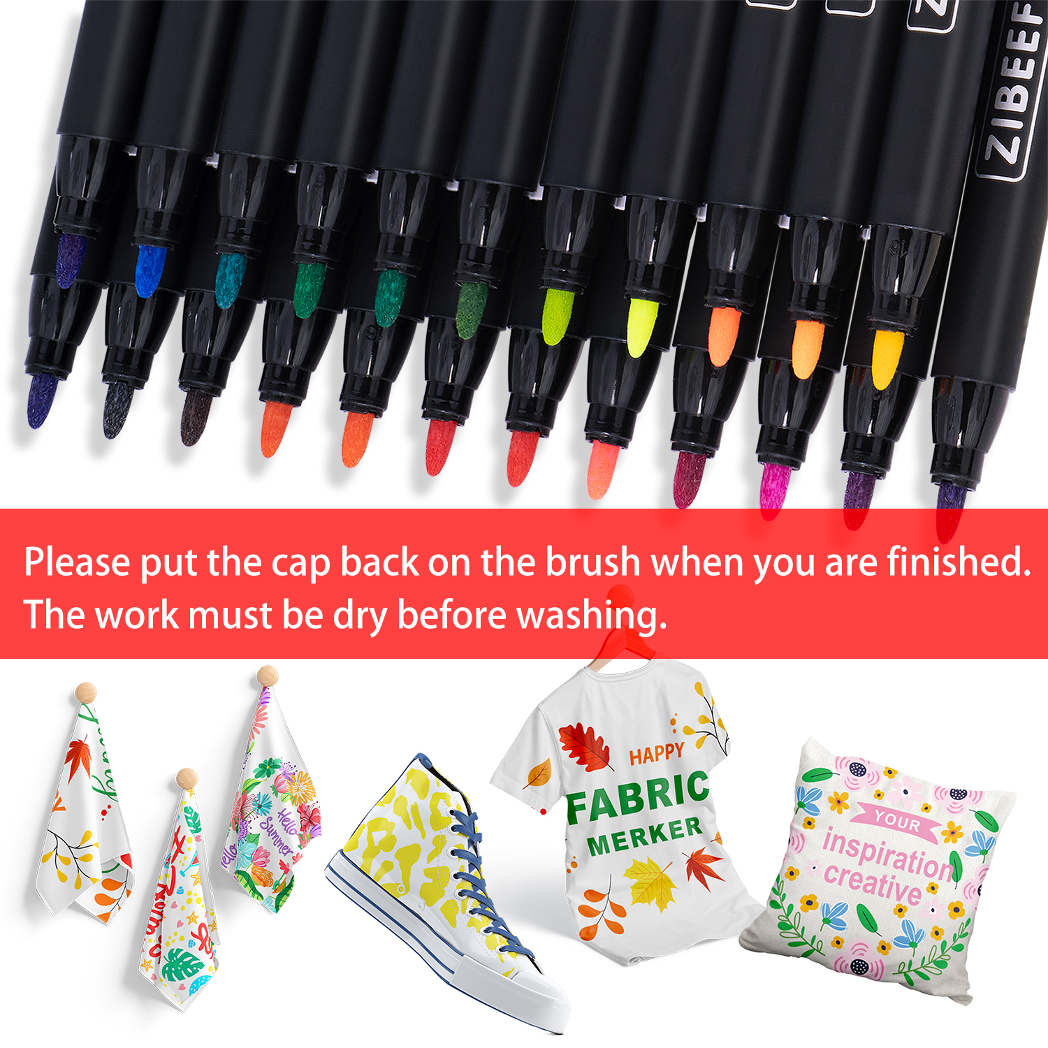 12/24 Color Fabric Markers-Fin - Correction Pen Fine recensione e prezzo
