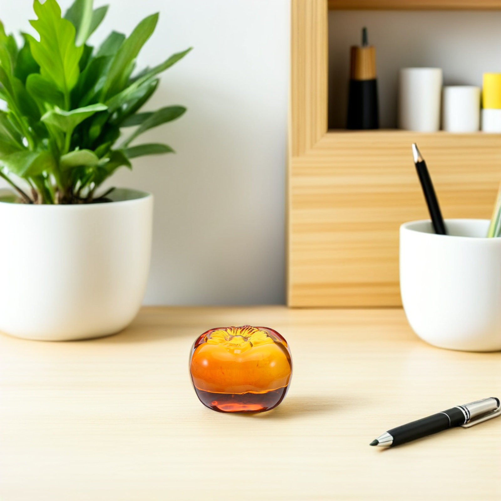 Realistic Glass Persimmon Pape - Book Weight Glass recensione e prezzo