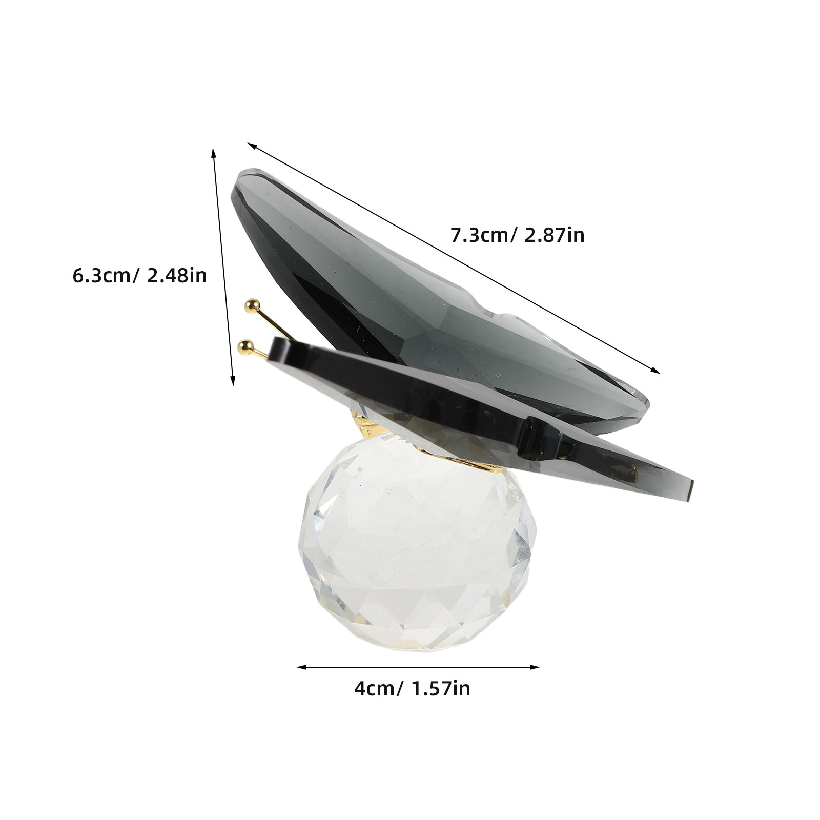 Glass Butterfly Paperweight Cr - Paper Weight Crystal recensione e prezzo