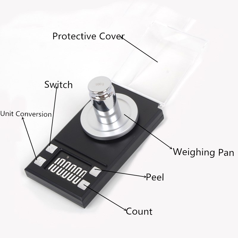 20/50/100g 0.001g Digital Jewe - Tape Dispenser Weighted recensione e prezzo