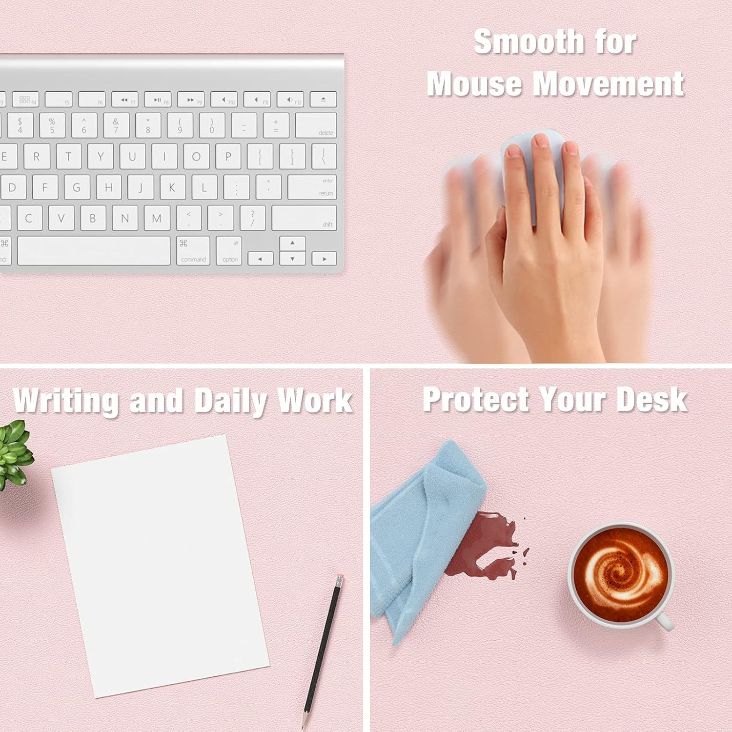 1 Pcs Large Size 60*30mm Offic - Leather Desk Pad recensione e prezzo