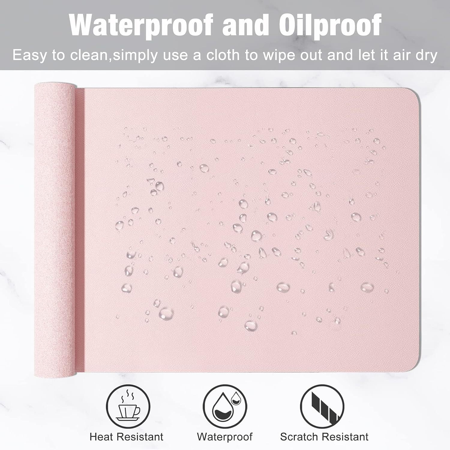 1 Pcs Large Size 60*30mm Offic - Leather Desk Pad recensione e prezzo