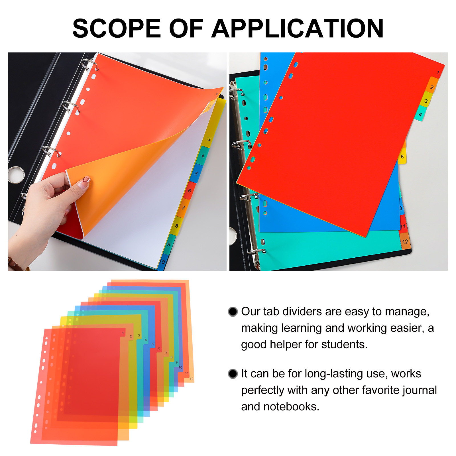 Binder Dividers A4 Colored Pla - Tab Divider A4 recensione e prezzo