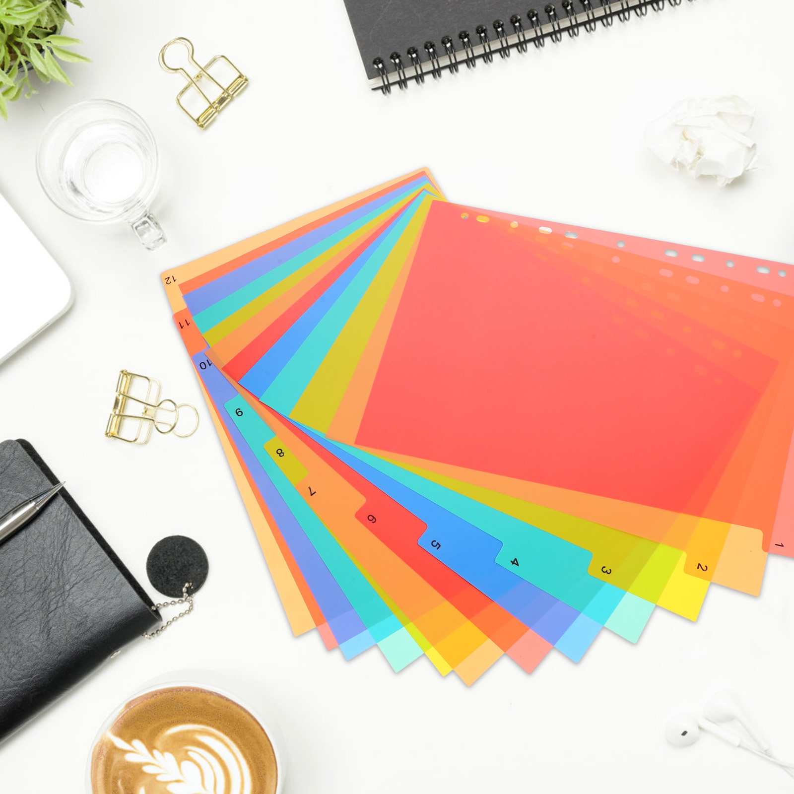 Binder Dividers A4 Colored Pla - Tab Divider A4 recensione e prezzo
