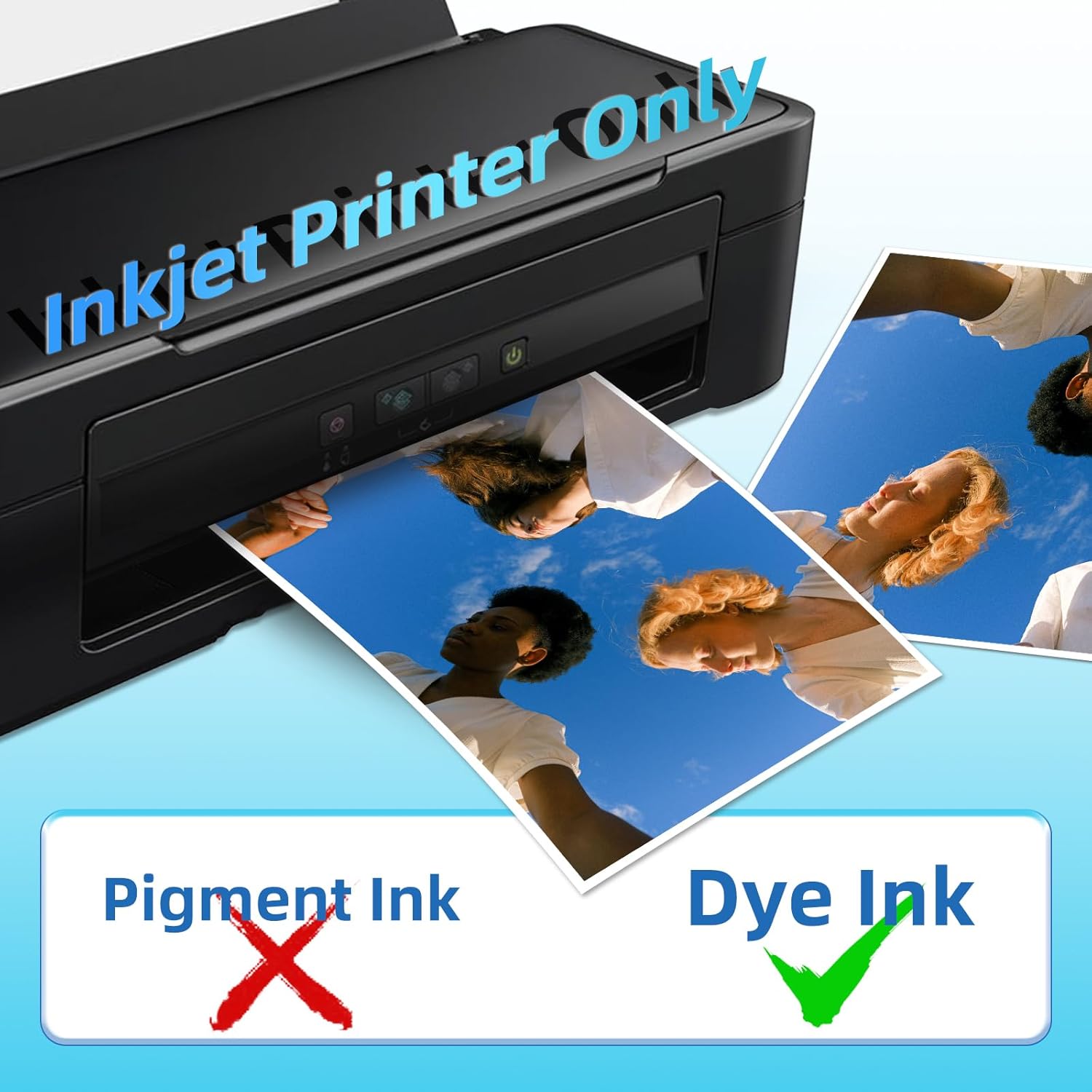 Adhesive Glossy Photo Paper A4 - Ink Blotter Paper recensione e prezzo