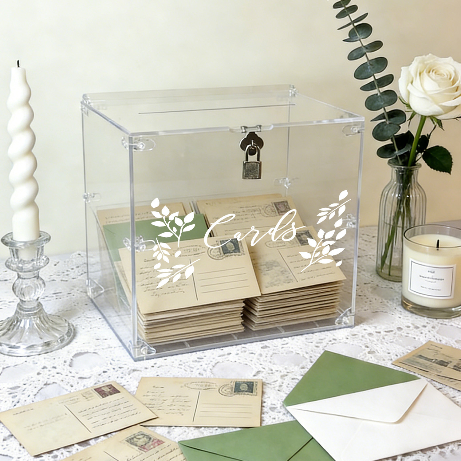 Acrylic Wedding Card Boxes wit - Card Index Box recensione e prezzo