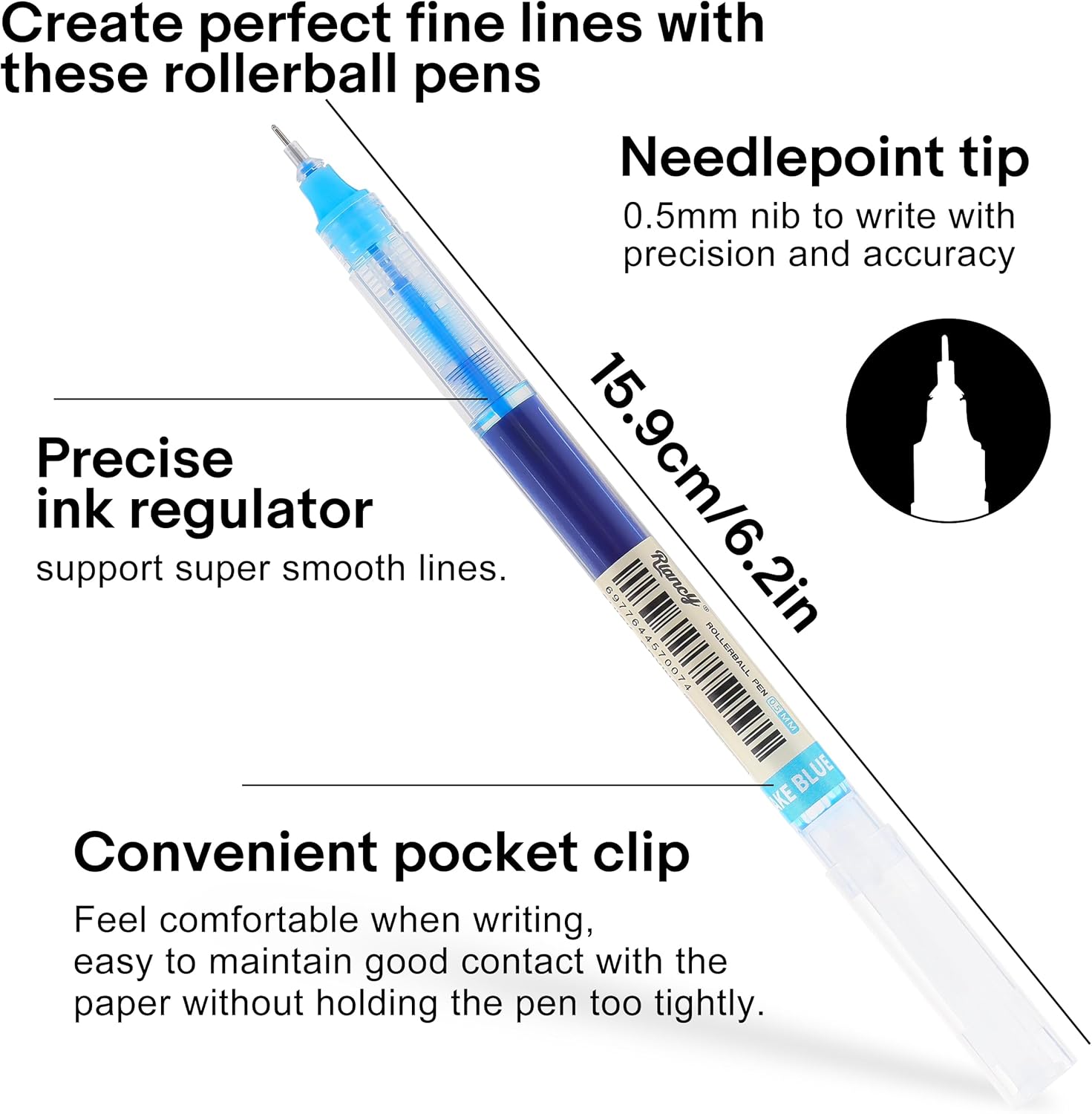 Liquid Ink Rollerball Gel Pens - Correction Pen Fine recensione e prezzo