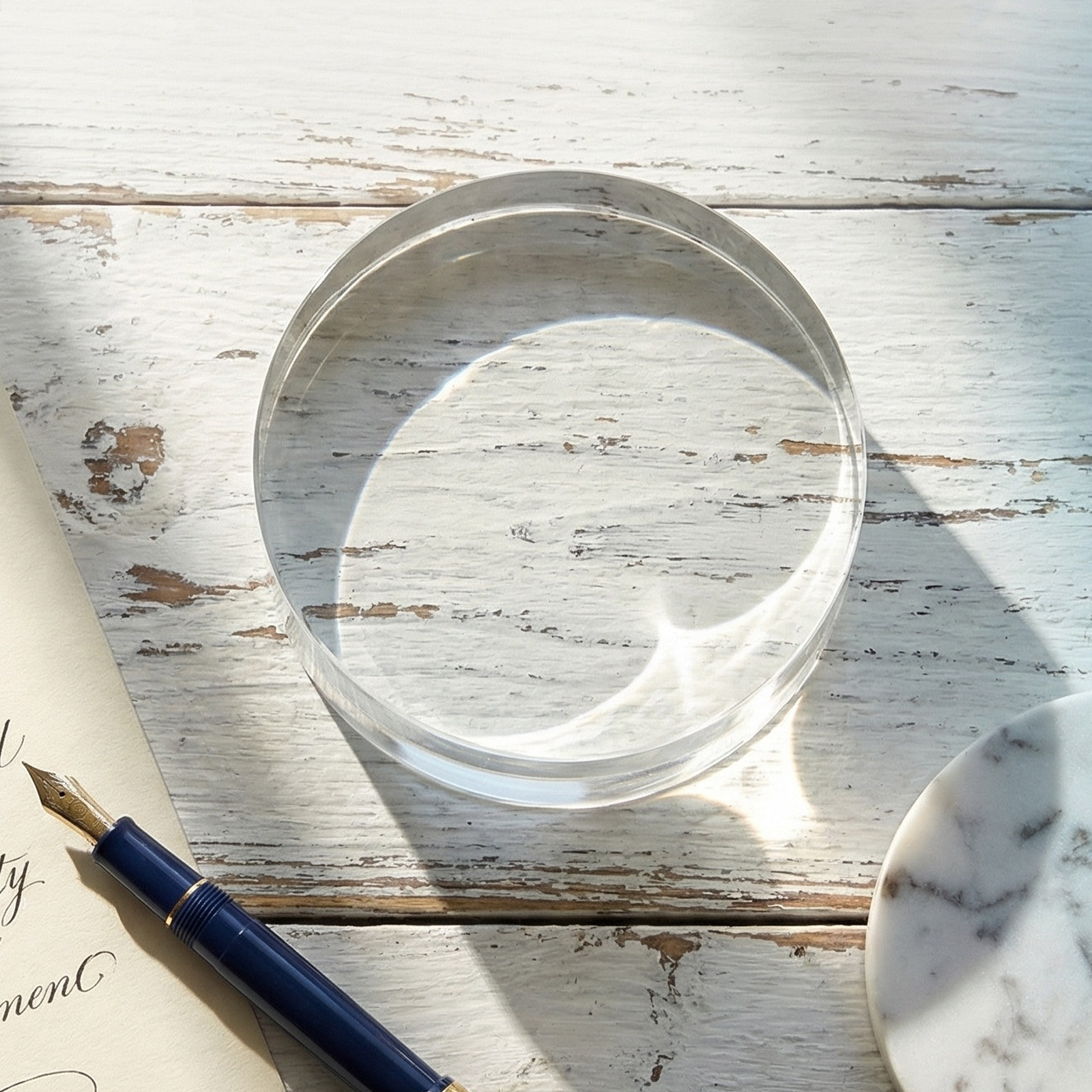 3.15 Inch Round Clear Crystal  - Paper Weight Crystal recensione e prezzo