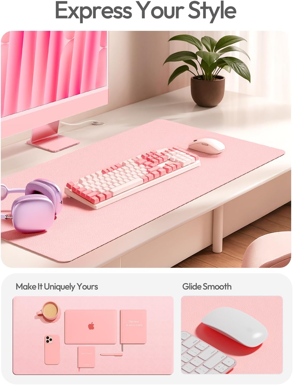 PU Leather Desk Protector with - Leather Desk Pad recensione e prezzo