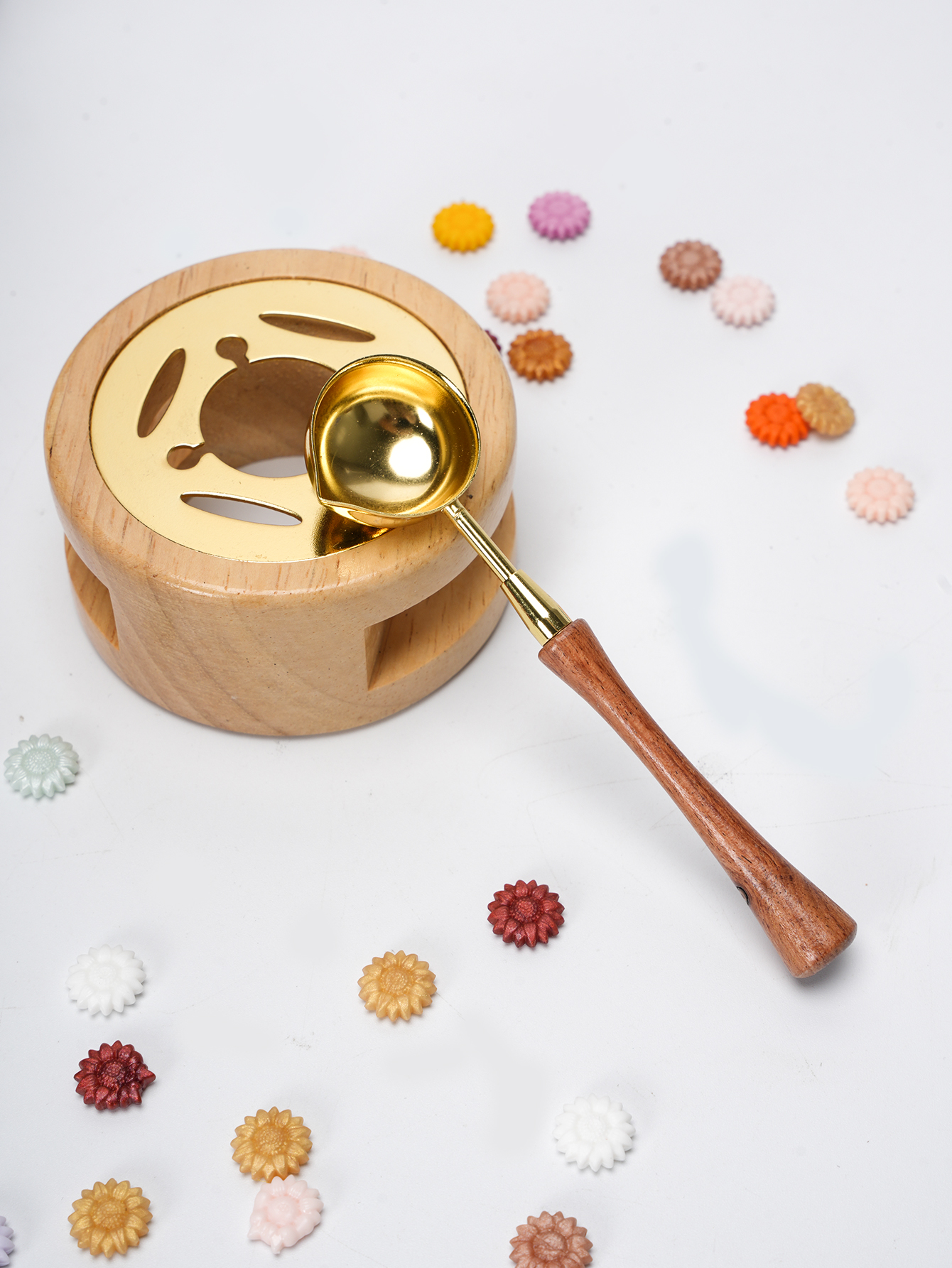 1set Wax Seal Set Wood Wax Mel - Wax Seal Stamp Set recensione e prezzo