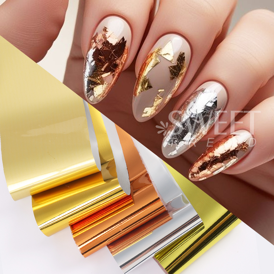 10pcs Metallic Nail Transfer F - Gel Refill Pack recensione e prezzo