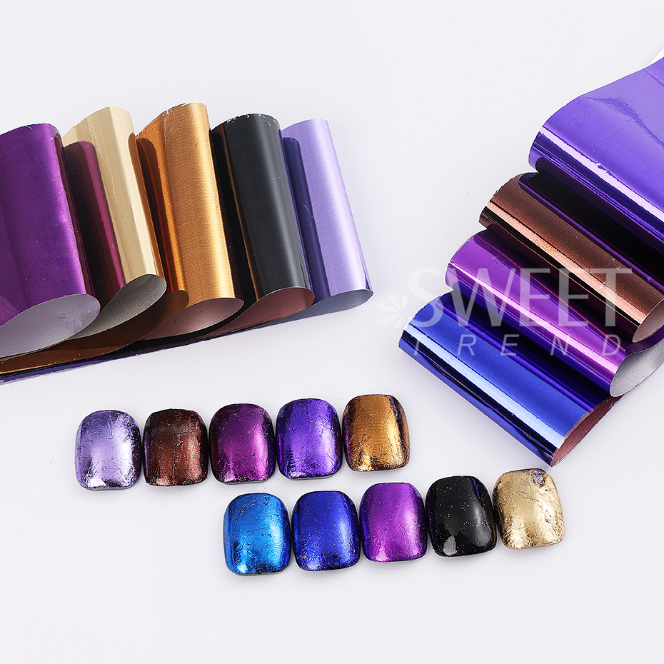 10pcs Metallic Nail Transfer F - Gel Refill Pack recensione e prezzo