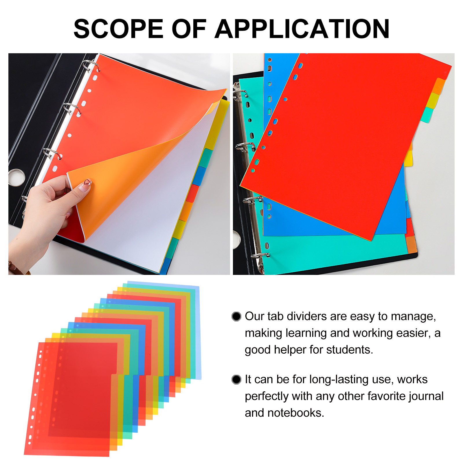 1Set Index Binder Dividers A4  - Tab Divider A4 recensione e prezzo
