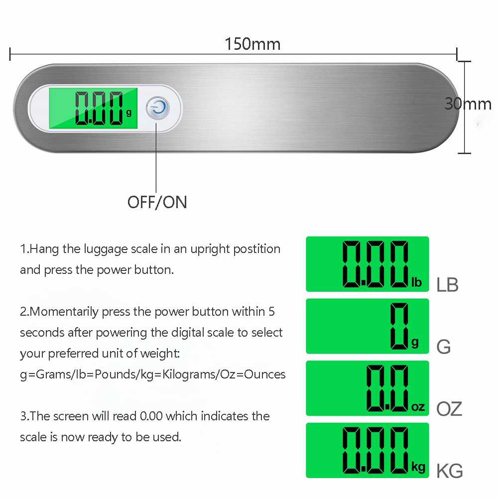 Portable Digital Hanging Scale - Tape Dispenser Weighted recensione e prezzo