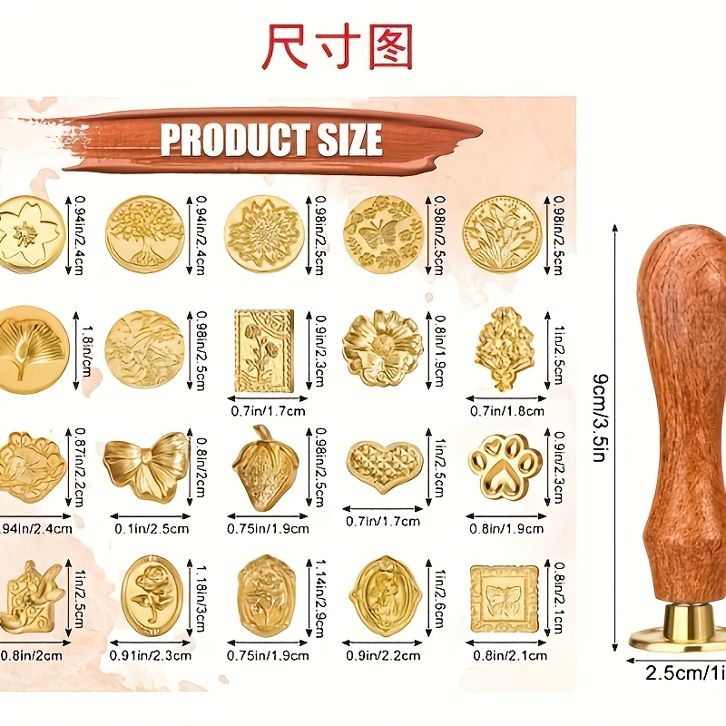 21pc wax stamp set with variou - Wax Seal Stamp Set recensione e prezzo