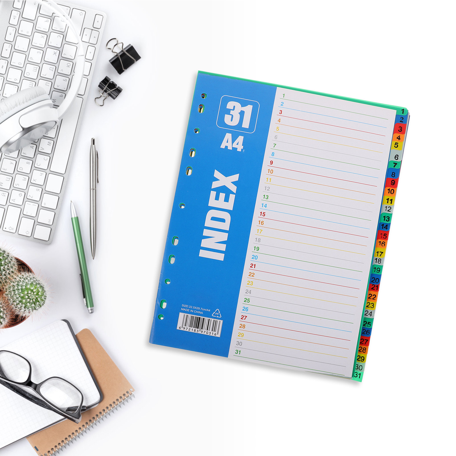 1Set A4 11-Hole PP Index Divid - Tab Divider A4 recensione e prezzo