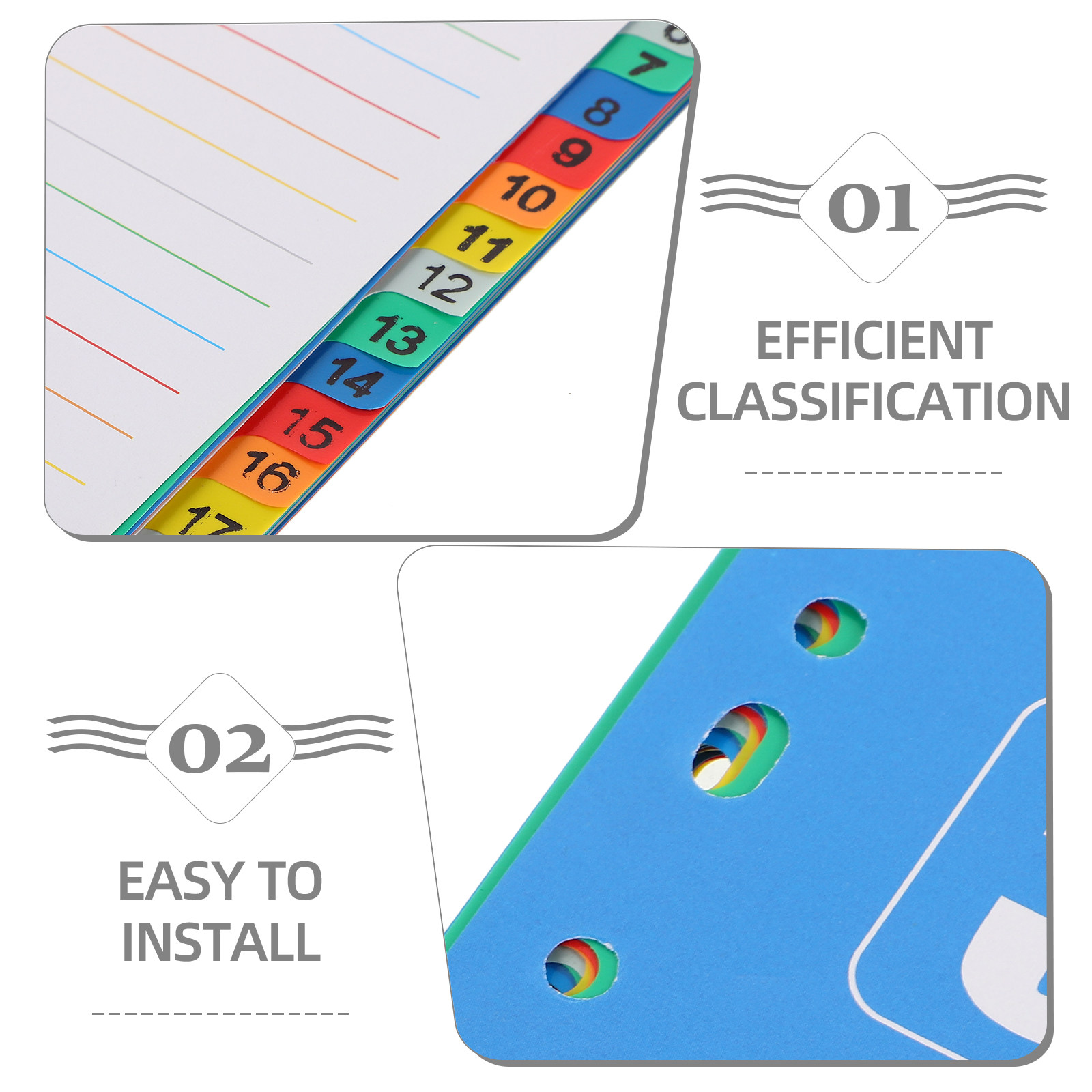 1Set A4 11-Hole PP Index Divid - Tab Divider A4 recensione e prezzo