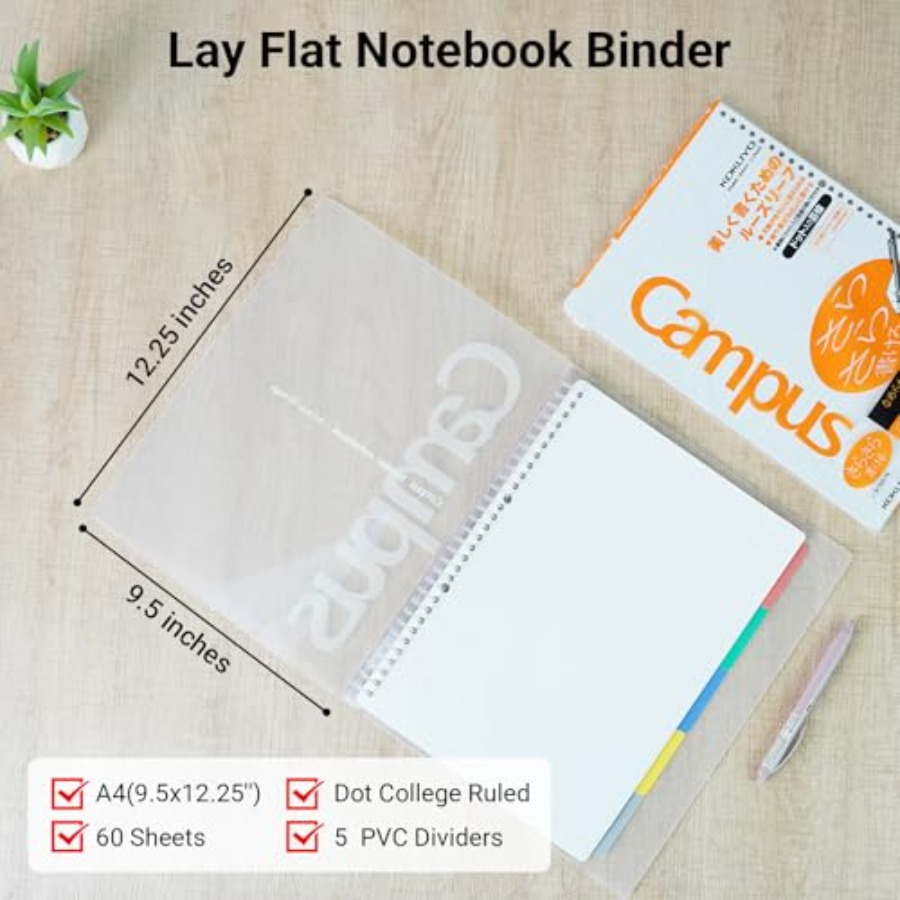 5 Subject Spiral Notebook, Cam - Tab Divider A4 recensione e prezzo