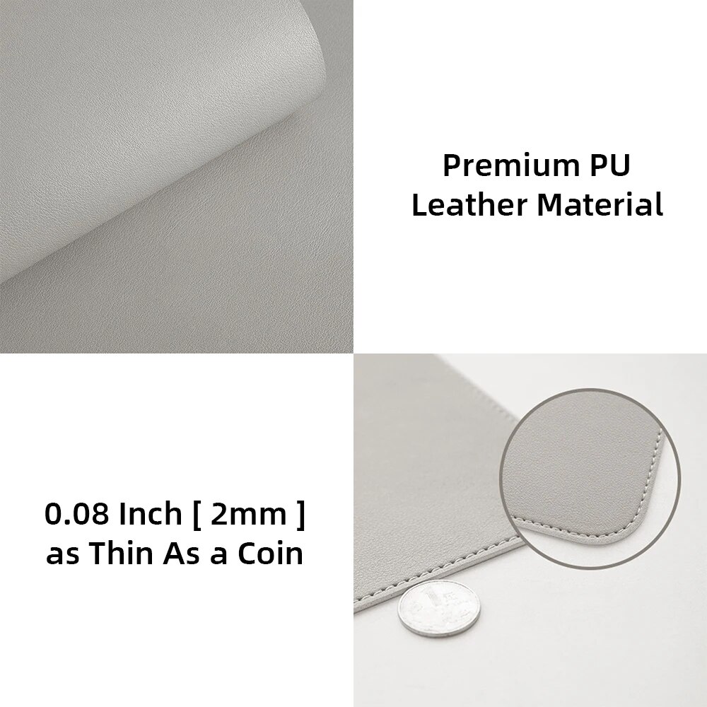 1 Pcs Large Size 60*30mm Offic - Leather Desk Pad recensione e prezzo