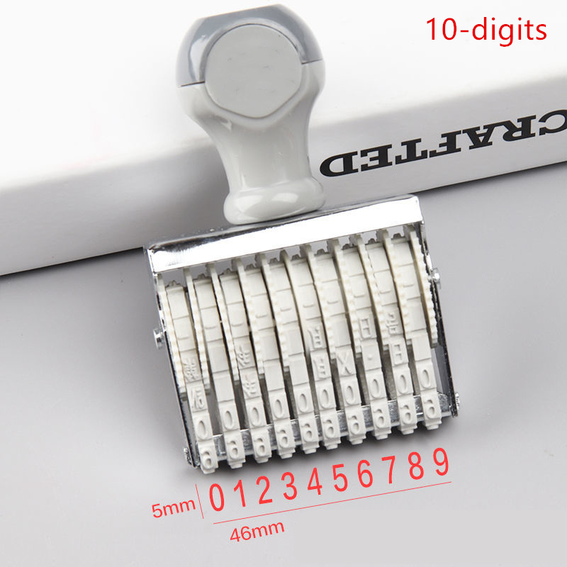 Portable 8/10 Digits Number St - Rubber Date Stamp recensione e prezzo