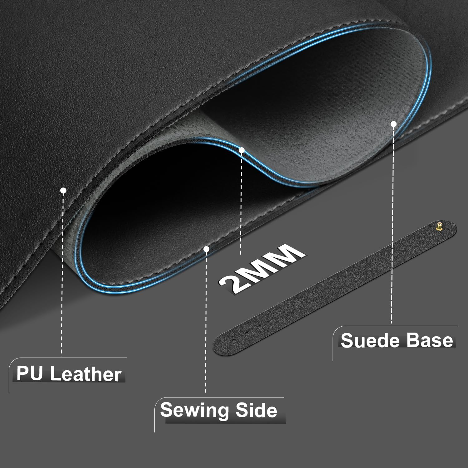 Large Leather Desk Pad Protect - Leather Desk Pad recensione e prezzo