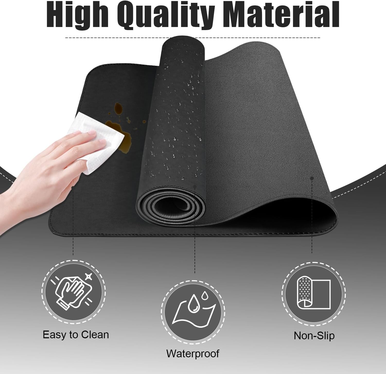 Large Leather Desk Pad Protect - Leather Desk Pad recensione e prezzo