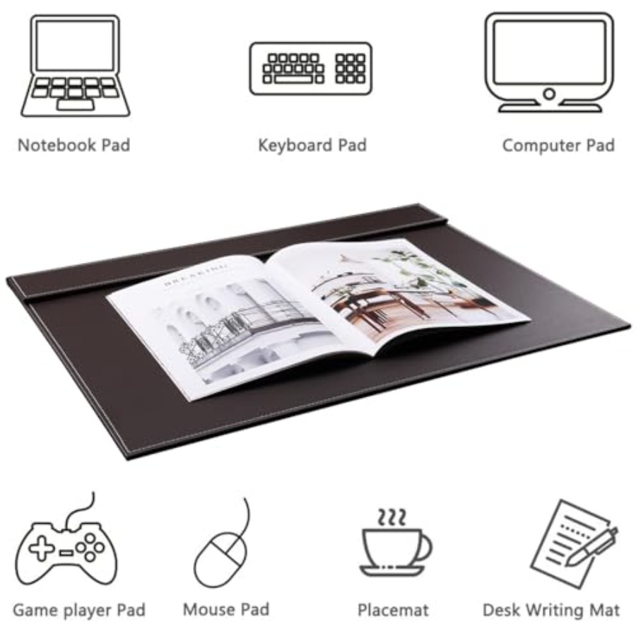 Ultra-Smooth PU Leather Desk P - Leather Desk Pad recensione e prezzo
