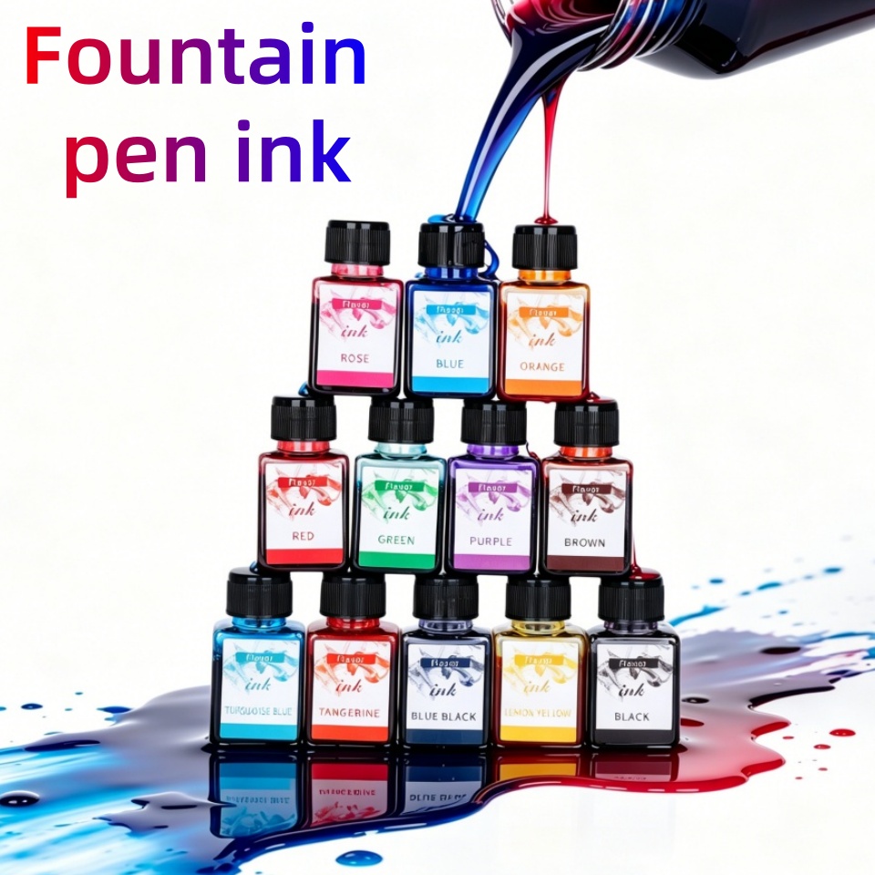 12-colors fountain pen ink, 25 - Fountain Pen Bottled Ink recensione e prezzo