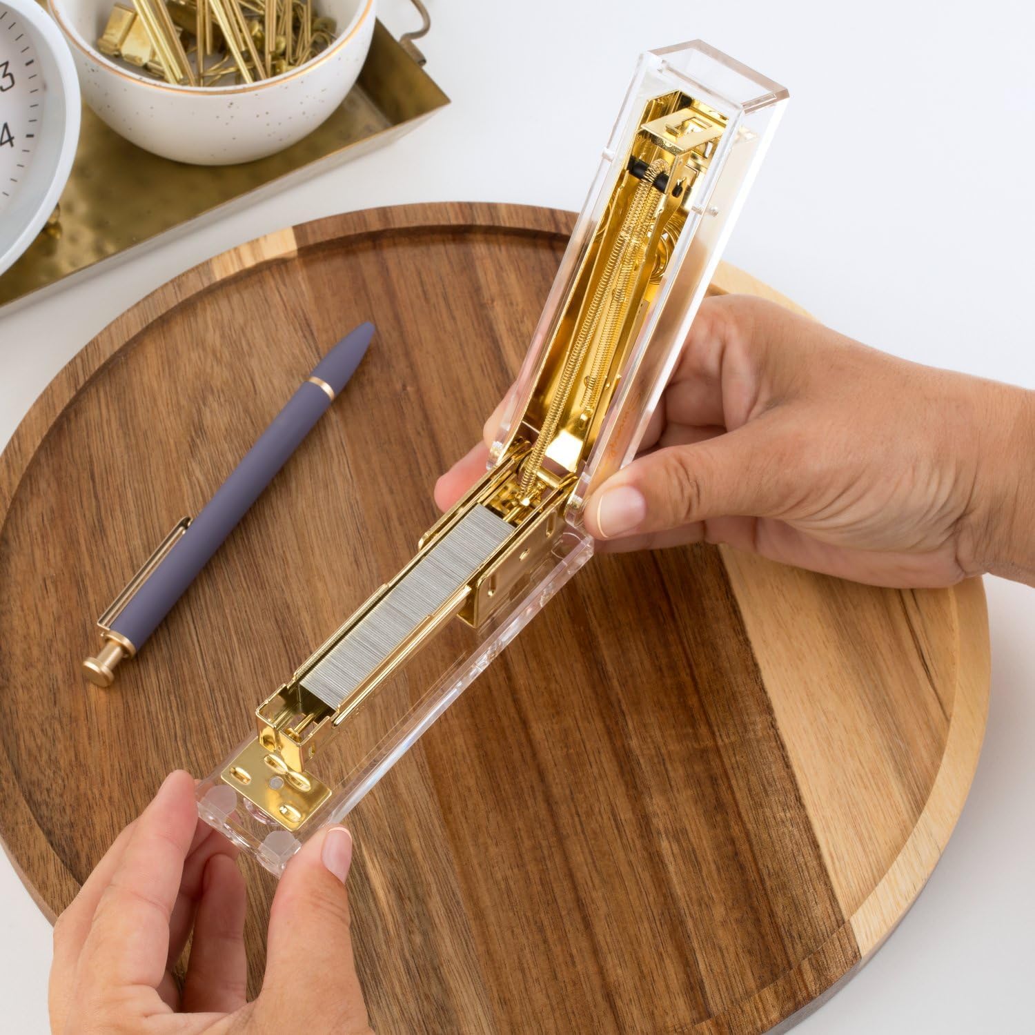 Clear Acrylic Gold Stapler, 20 - Stapler Half Strip recensione e prezzo