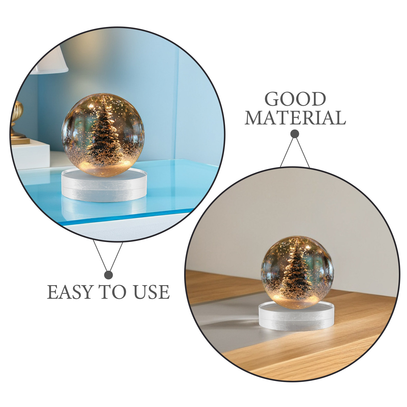 2Pcs Crystal Round Paperweight - Paper Weight Crystal recensione e prezzo