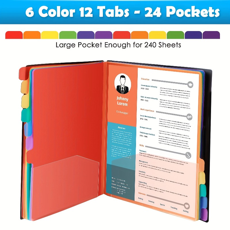 1Pc Black/White Cover Multi-La - Tab Divider A4 recensione e prezzo
