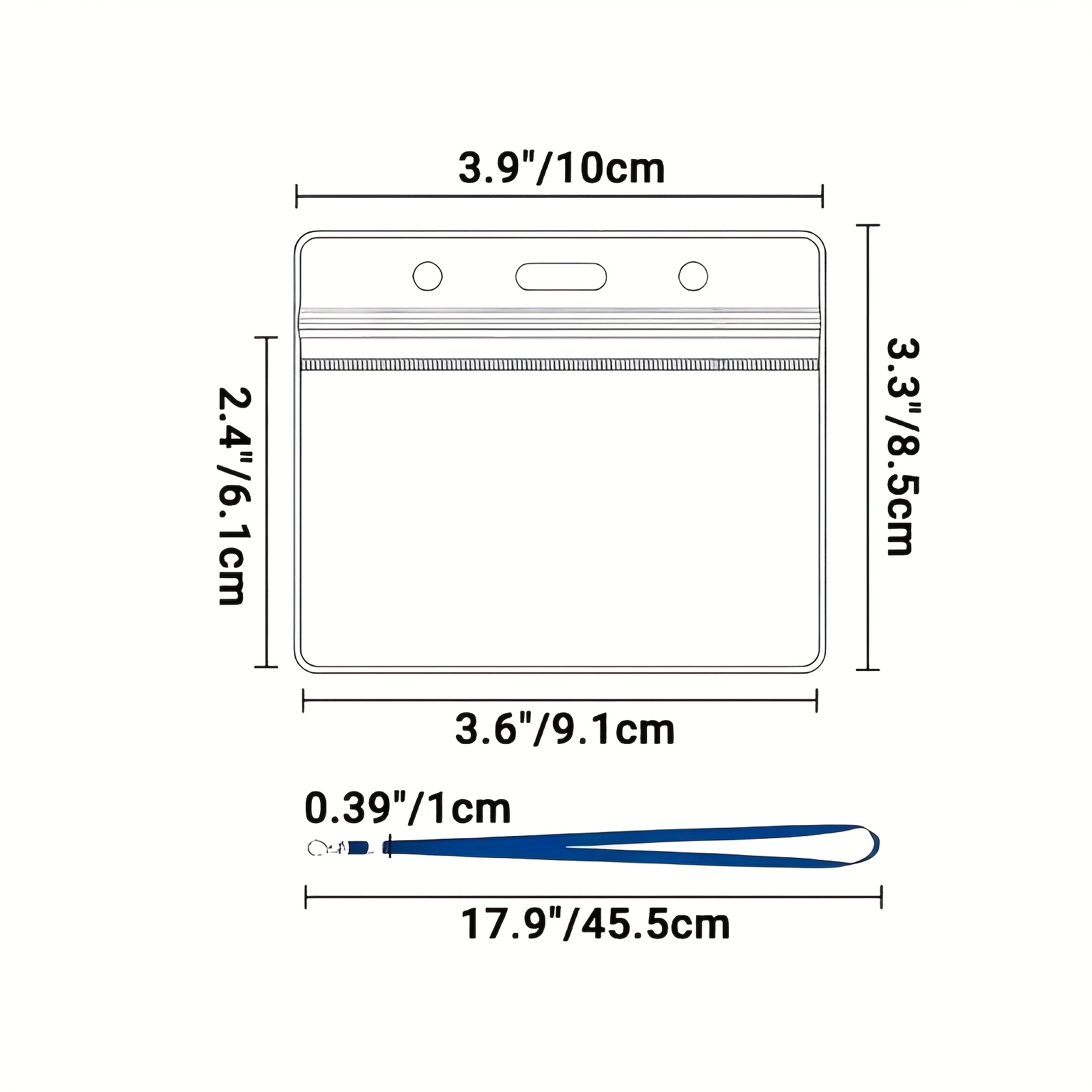10 sets Transparent PVC ID Car - Index Card Holder recensione e prezzo
