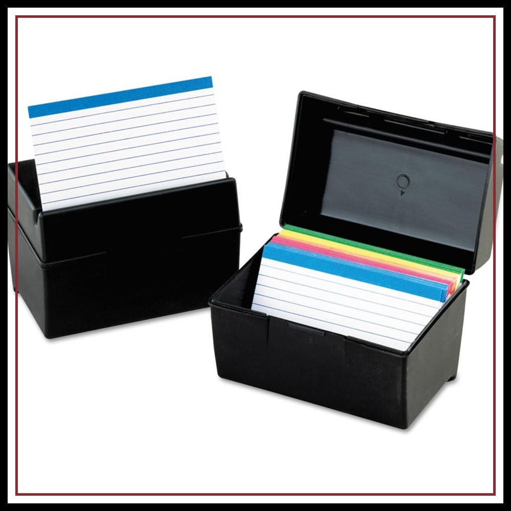 Plastic Index Card Box, 4x6 In - Card Index Box recensione e prezzo