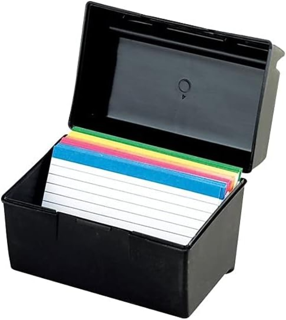 Plastic Index Card Box, 4x6 In - Card Index Box recensione e prezzo