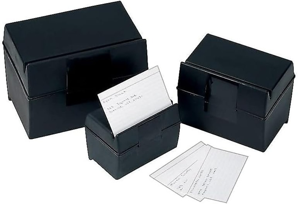 Plastic Index Card Box, 4x6 In - Card Index Box recensione e prezzo
