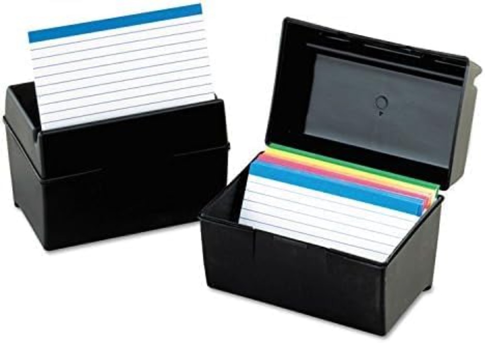 Plastic Index Card Box, 4x6 In - Card Index Box recensione e prezzo