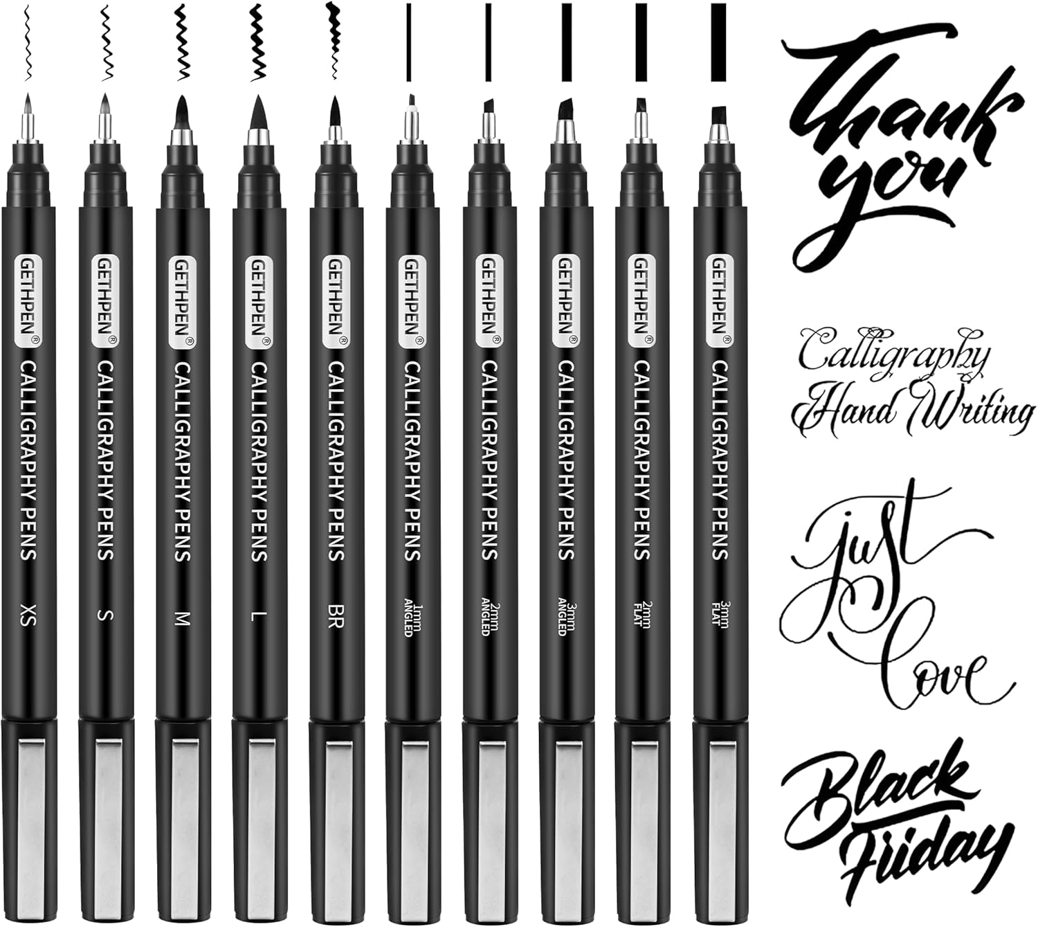 10 Size Calligraphy Pens Set f - Archive Box Set recensione e prezzo