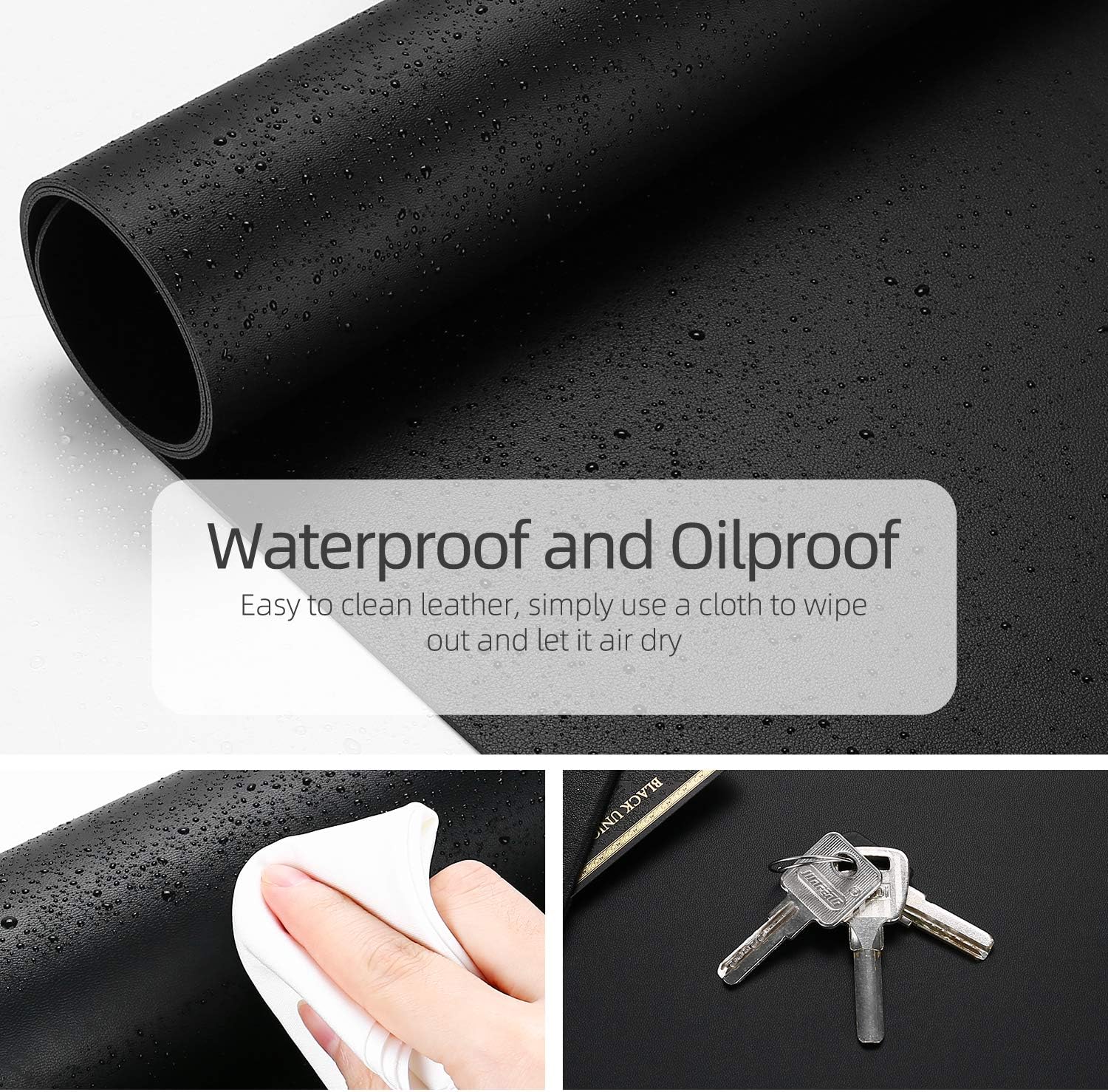 Dual-Sided Desk Pad Protector, - Leather Desk Pad recensione e prezzo