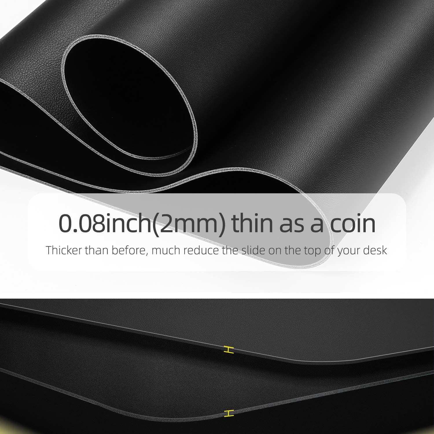 Dual-Sided Desk Pad Protector, - Leather Desk Pad recensione e prezzo