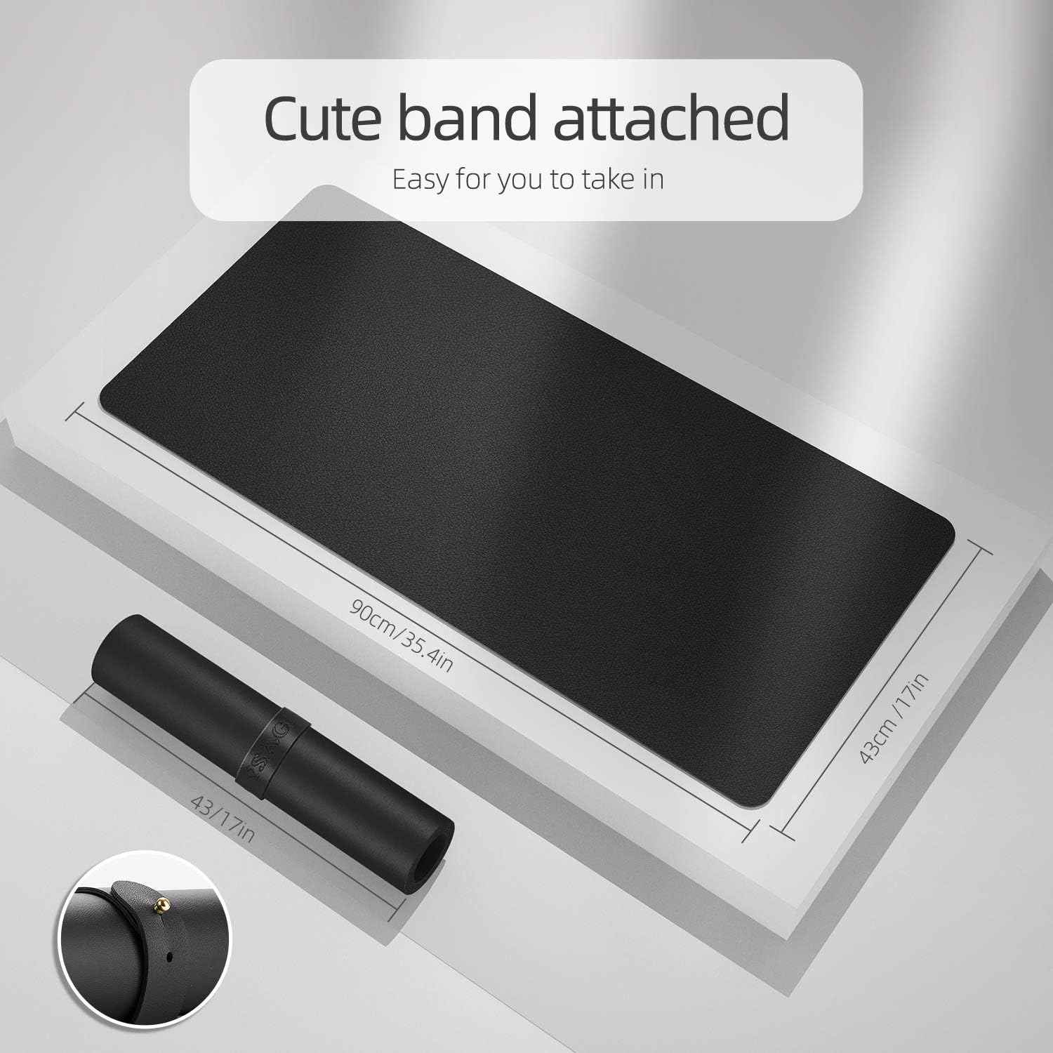 Dual-Sided Desk Pad Protector, - Leather Desk Pad recensione e prezzo