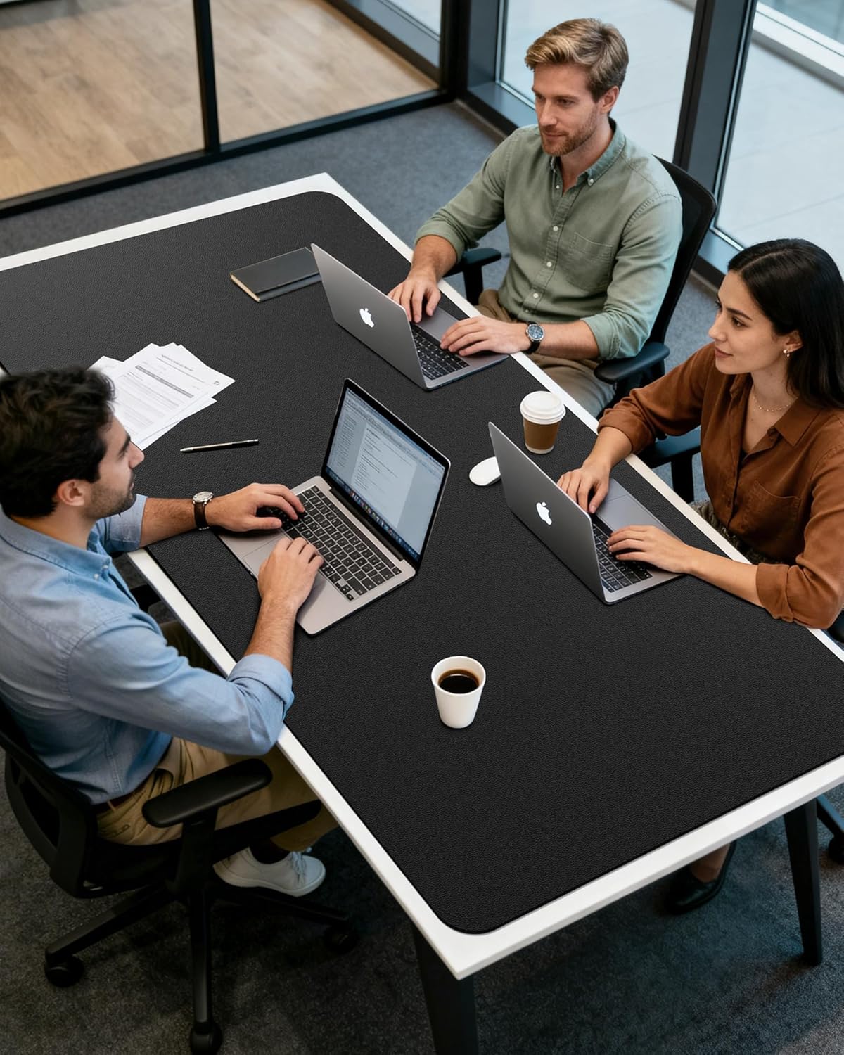 Large PU Leather Desk Mat 35.4 - Leather Desk Pad recensione e prezzo