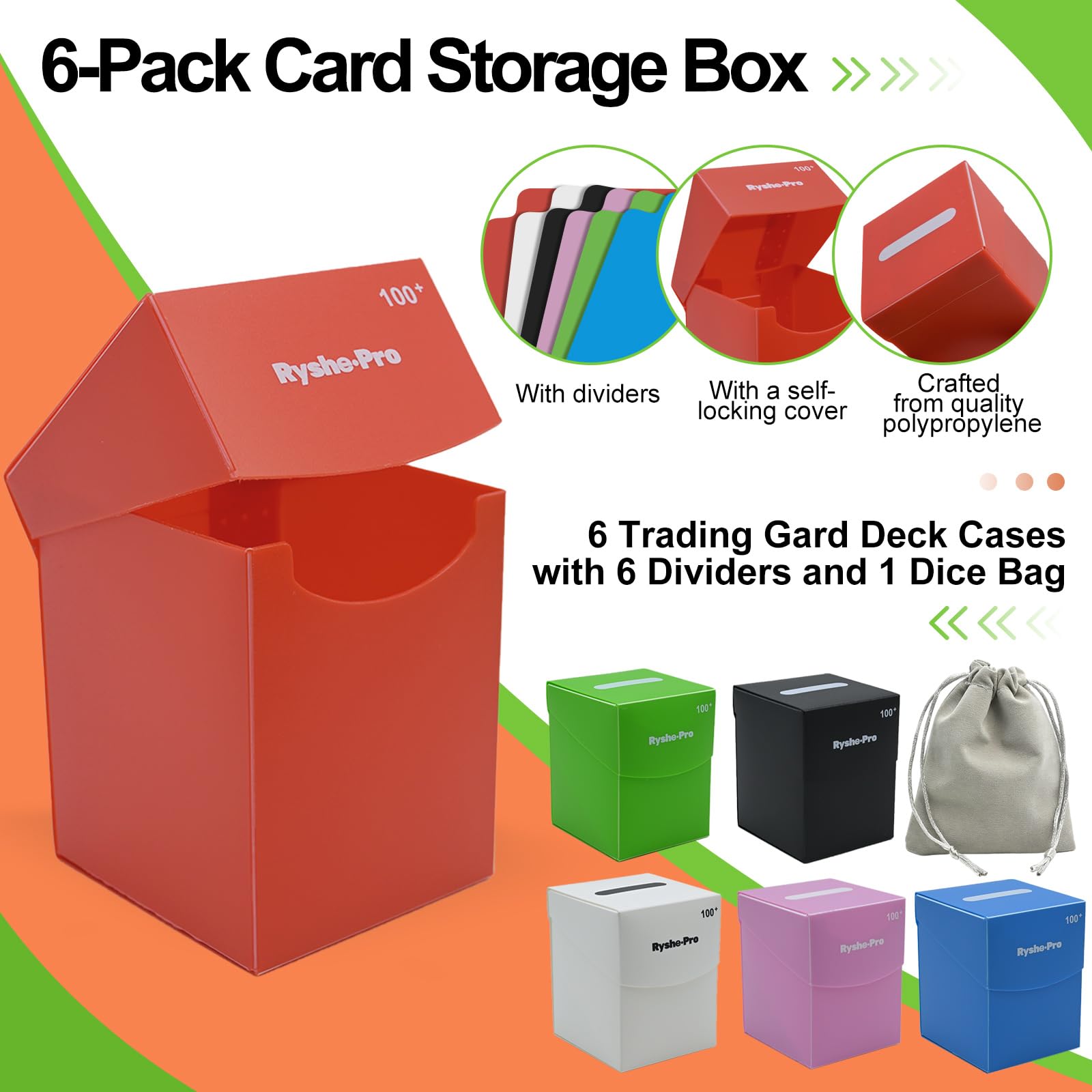 TCG Deck Box for 100+ Cards Co - Card Index Box recensione e prezzo