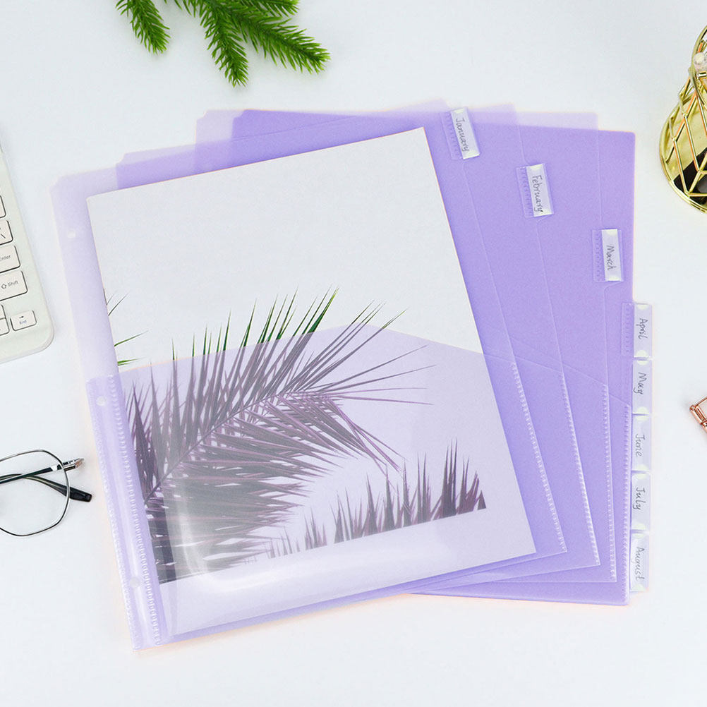 2Sets Binder Dividers Plastic  - Tab Divider A4 recensione e prezzo