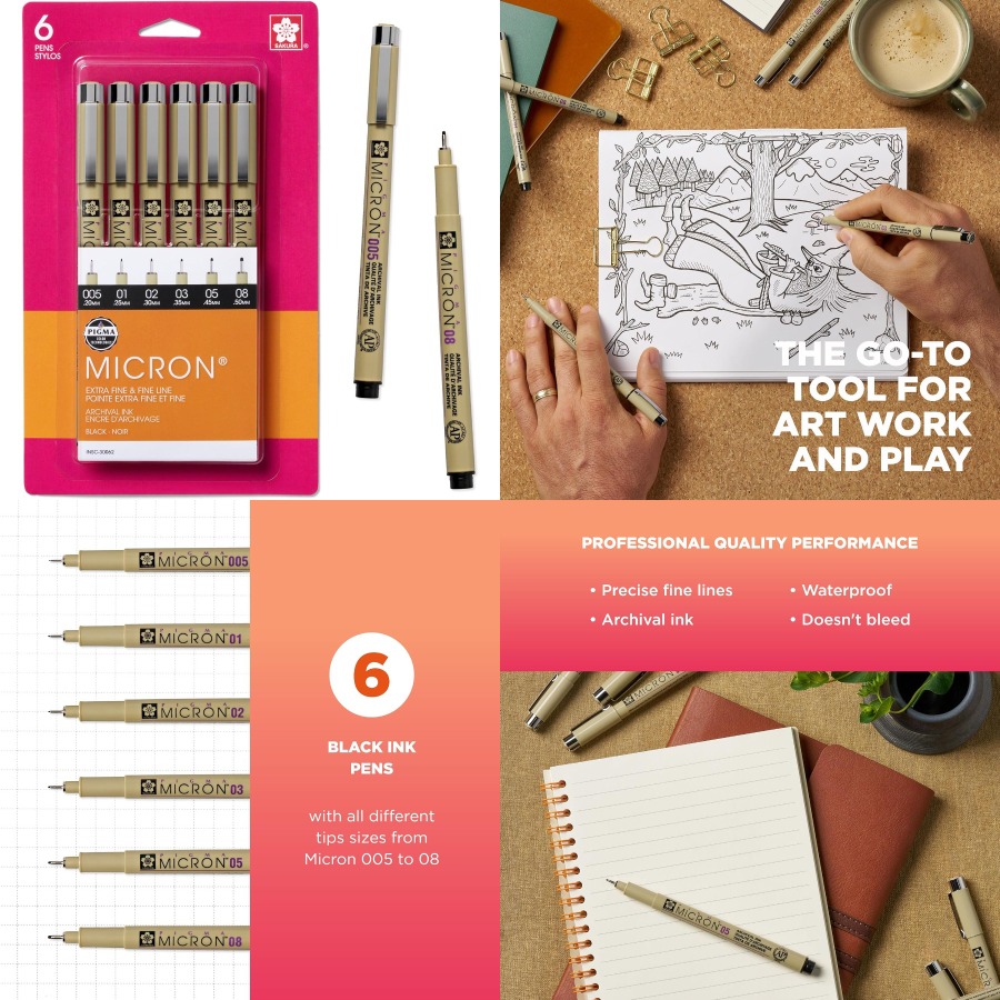Pigma Micron Fineliner Pens wi - Archive Box Set recensione e prezzo