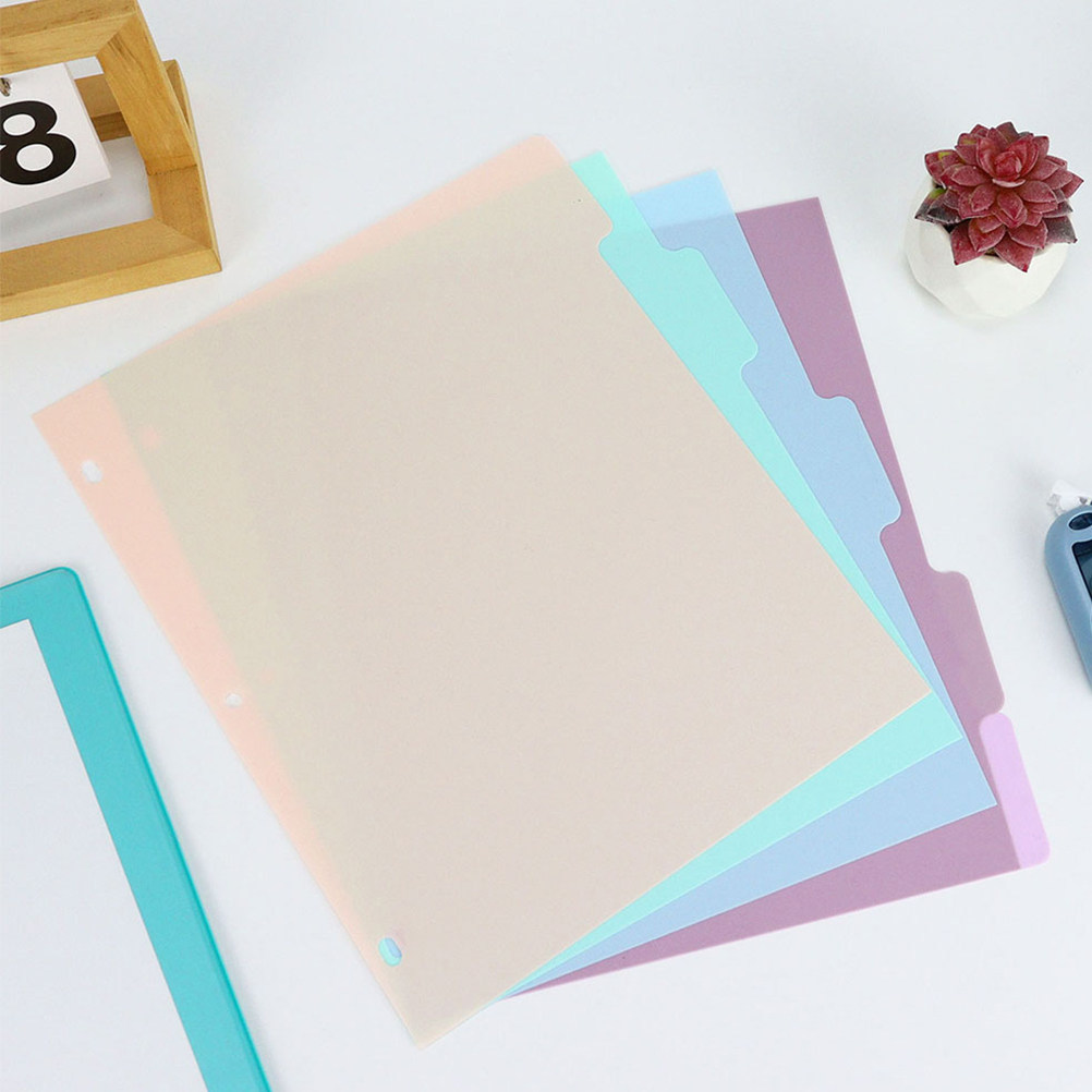 1Set A4 Plastic Binder Divider - Tab Divider A4 recensione e prezzo
